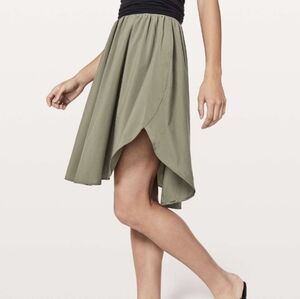 Lululemon The Everyday Skirt Sage Designed with versatility in mind. Size 4